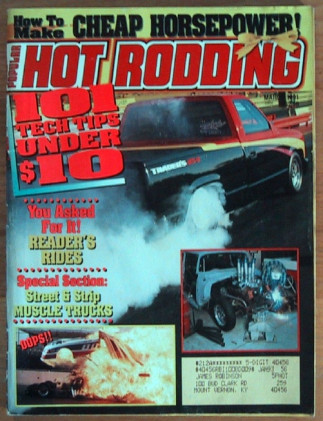 POPULAR HOT RODDING 1991 MAR - 9-Sec 454-SS, '71 455HO T-A